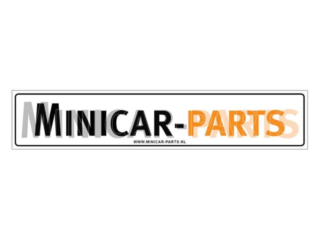 Naklejka na zderzak Minicar-Parts